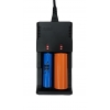 Зарядное устройство HD-8863 на 2 Li-on аккумулятора + выход USB