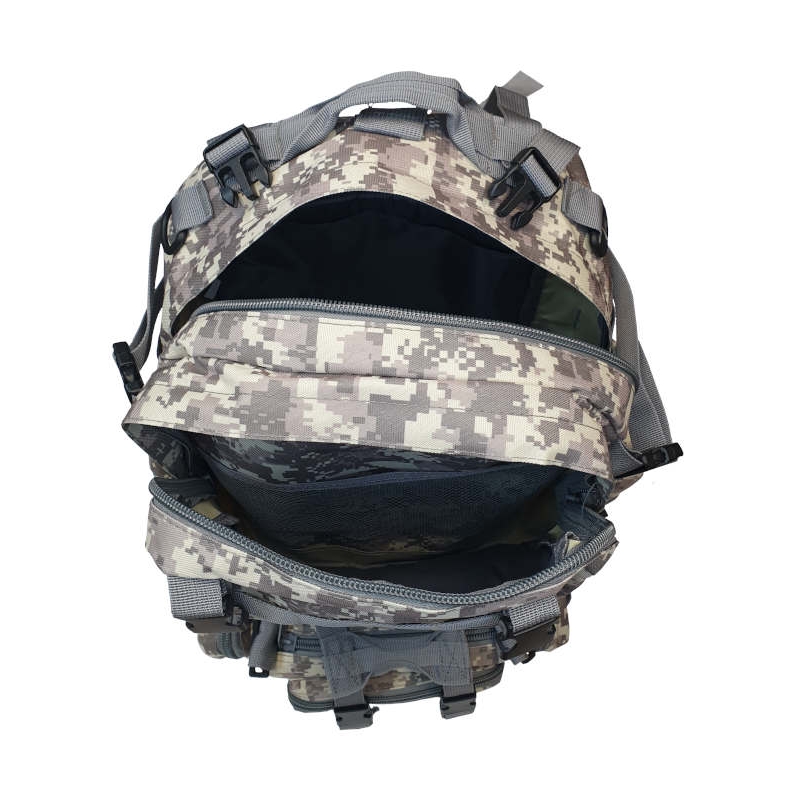 Рюкзак 40л тактический походный c подсумками, цвет светло серый цифра (BL002С)