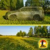 Маскировочная 3D сеть 2,44х3,05м, двухцветная (коричневый/зеленый), без основы, для охоты, декора и активного отдых (B244Х305)