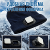Шапка-фонарь 5828C (синий) унисекс, налобный аккумуляторный, разъем Type-C