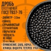 Дробь охотничья/ свинцовая / ШОТ- №3 / 1кг 