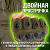 Перчатки защитные тактические без пальцев XL-XXL, цвет зеленый  LXY8006-З