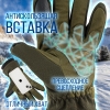 Перчатки зимние на меху/ тактические/ сенсорные пальцы, цвет зеленый/олива, XL-XXL (LXY8003-15)