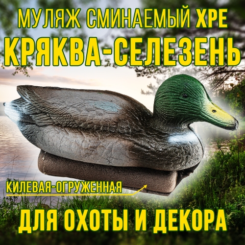 Муляж кряквы селезня 12КC