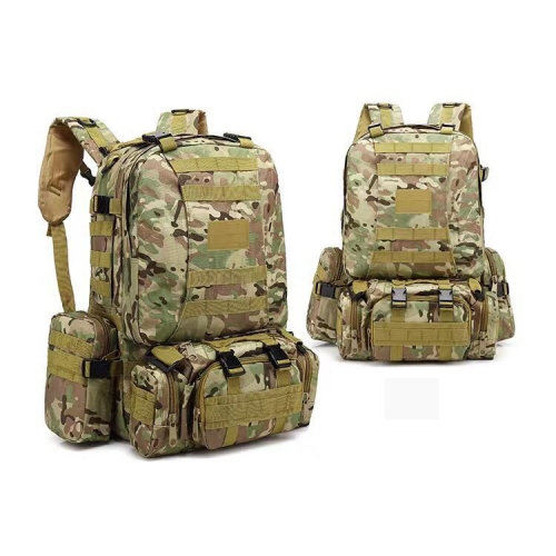 Рюкзак 40л тактический походный c подсумками, цвет светлый камуфляж (BL002G)